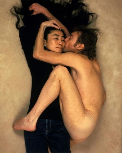 Lennon y Yoko Ono por Annie Leibovitz