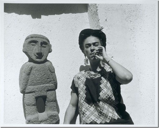 Retrato de Frida Kahlo por Gisèle Freund